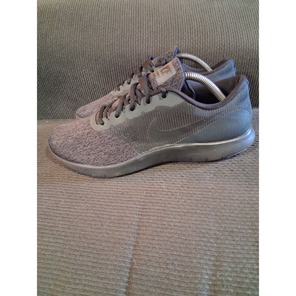 Nike Flex Contact Mens Running Shoes Dark Grey Black 908983-003 Size 10.5‎